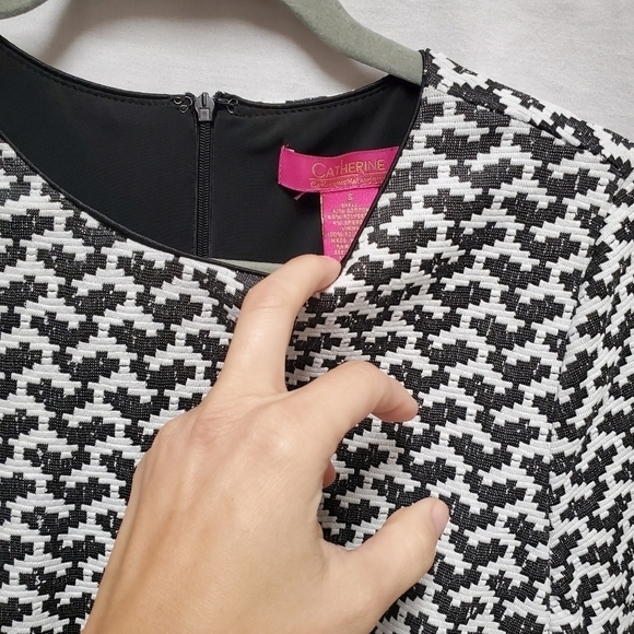 Catherine Malandrino Dress- houndstooth - Picture 3 of 7